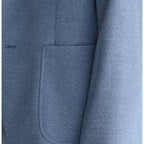 Men's Light Blue Two Button Casual Blazer