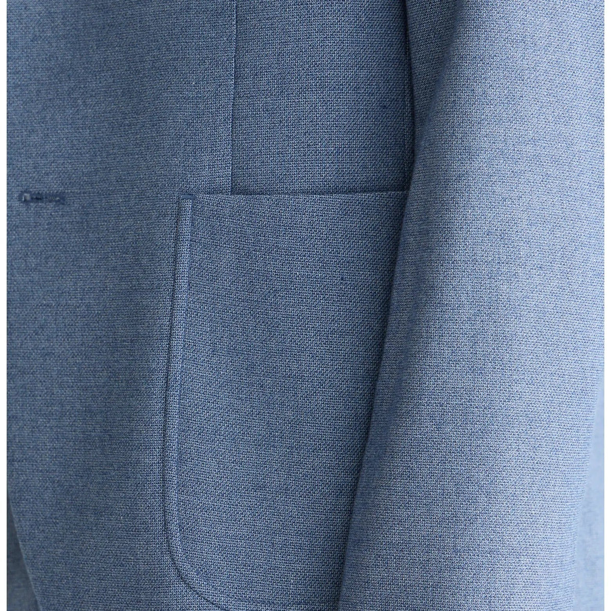 Men's Light Blue Two Button Casual Blazer
