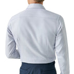 Men's Long Sleeve Microwoven Textured Dress Shirt