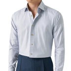 Men's Long Sleeve Microwoven Textured Dress Shirt