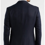 Men's Navy Blue Two Button Sports Jacket Blazer