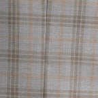 Men's Grey Plaid Two Button Casual Blazer